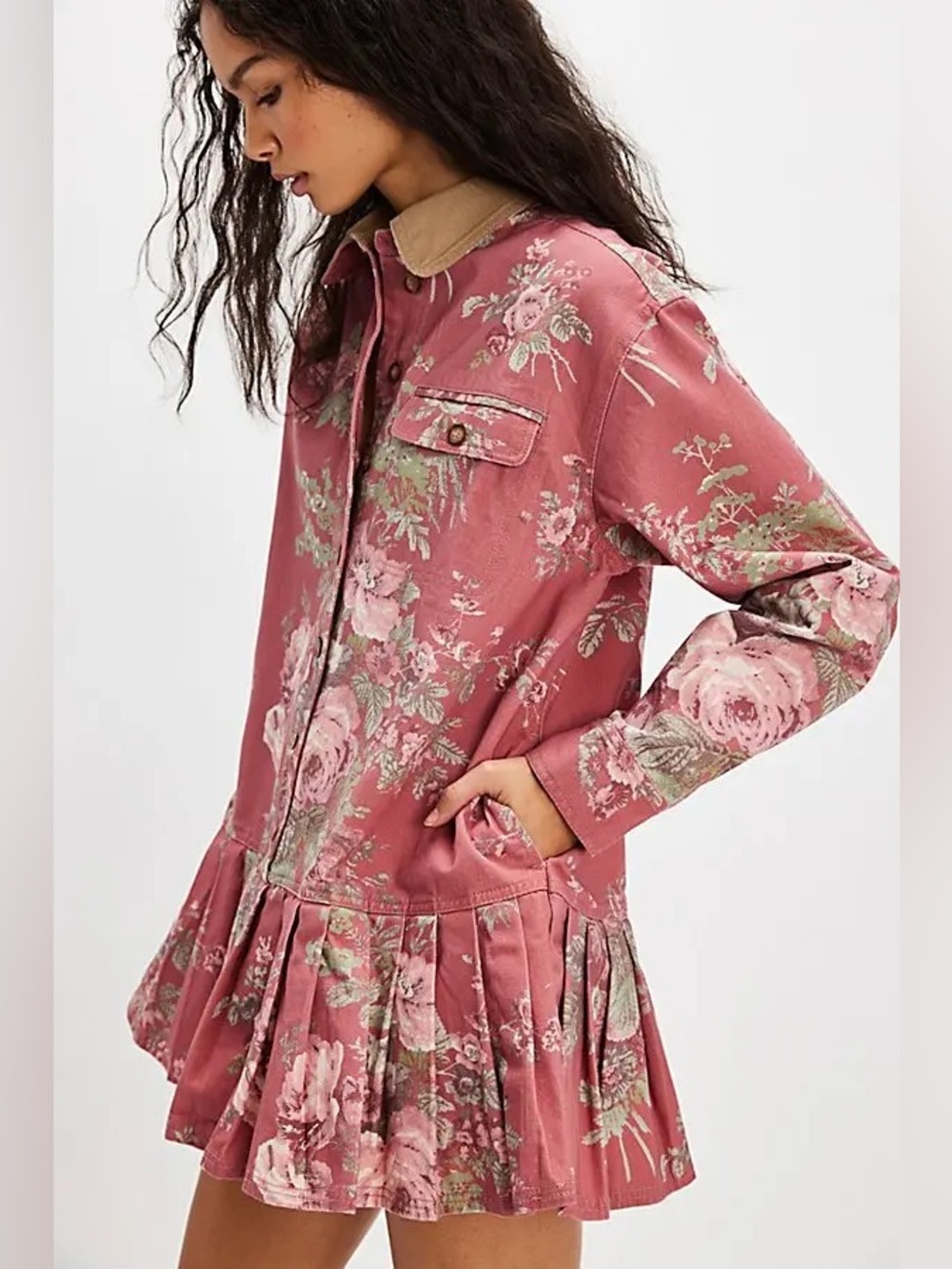 Free People NWT Connor Printed Mini Dress